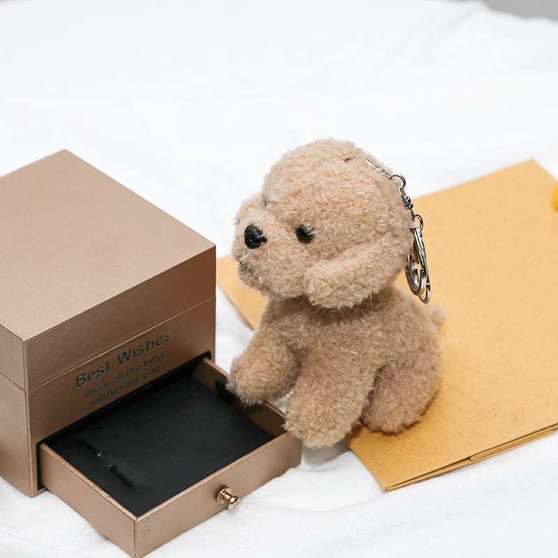 New 12cm Cute Teddy Dog Plush  - Interactive Squeaky Plush Dog Toy ulasan dan harga