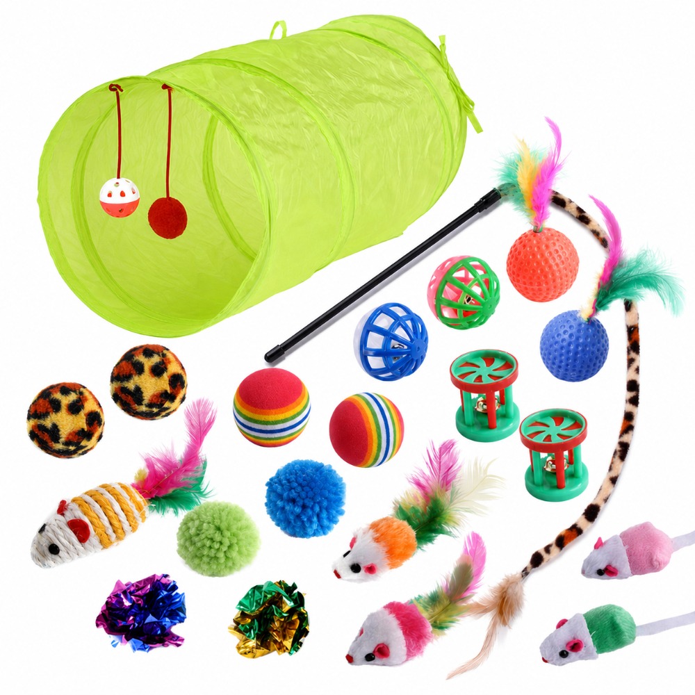 Kitten Play Toy Assortment Fea - Catnip Interactive Plush Mouse ulasan dan harga