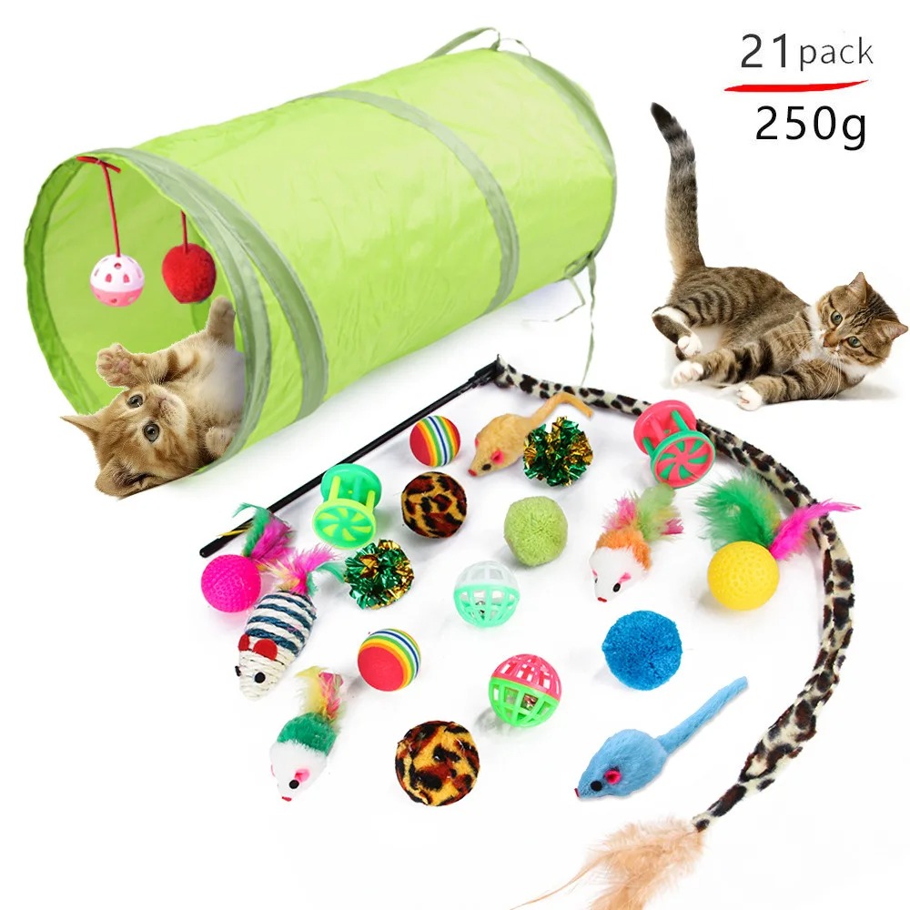 Kitten Play Toy Assortment Fea - Catnip Interactive Plush Mouse ulasan dan harga